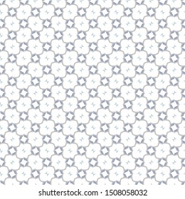 Seamless vector pattern in geometric ornamental style
