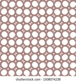 Seamless vector pattern in geometric ornamental style