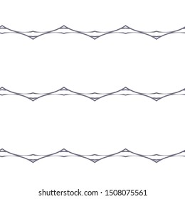 Seamless vector pattern in geometric ornamental style