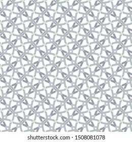 Seamless vector pattern in geometric ornamental style