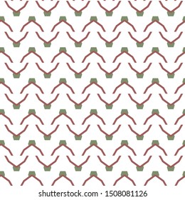Seamless vector pattern in geometric ornamental style
