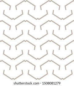 Seamless vector pattern in geometric ornamental style