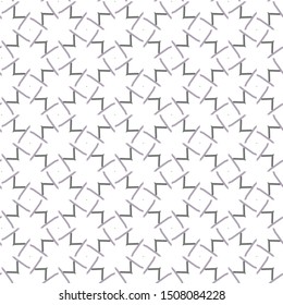 Seamless vector pattern in geometric ornamental style