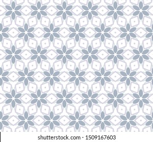 Seamless vector pattern in geometric ornamental style