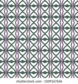 Seamless vector pattern in geometric ornamental style