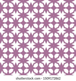Seamless vector pattern in geometric ornamental style