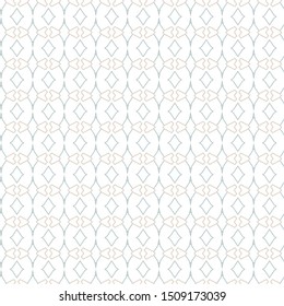 Seamless vector pattern in geometric ornamental style