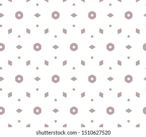 Seamless vector pattern in geometric ornamental style