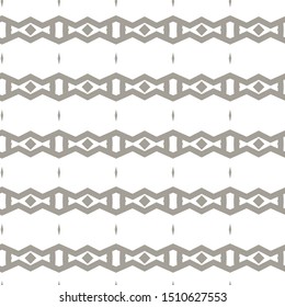 Seamless vector pattern in geometric ornamental style