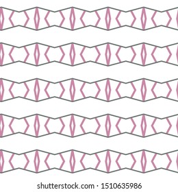 Seamless vector pattern in geometric ornamental style