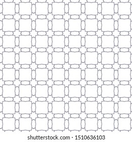 Seamless vector pattern in geometric ornamental style