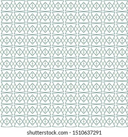 Seamless vector pattern in geometric ornamental style