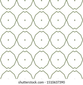Seamless vector pattern in geometric ornamental style