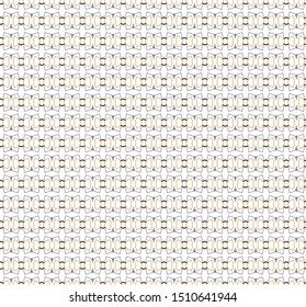 Seamless vector pattern in geometric ornamental style