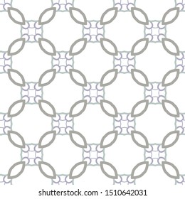 Seamless vector pattern in geometric ornamental style