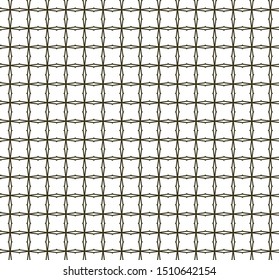 Seamless vector pattern in geometric ornamental style