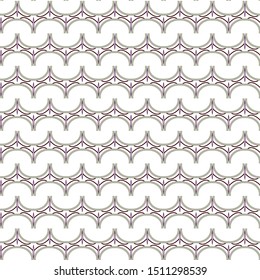 Seamless vector pattern in geometric ornamental style