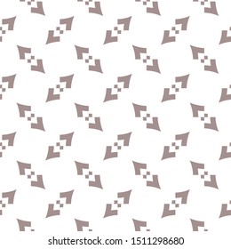 Seamless vector pattern in geometric ornamental style
