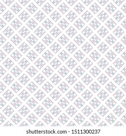 Seamless vector pattern in geometric ornamental style