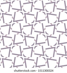 Seamless vector pattern in geometric ornamental style