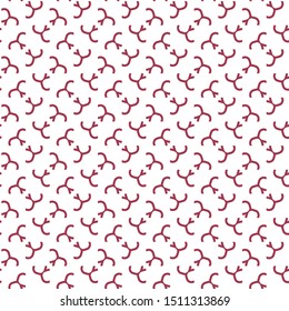 Seamless vector pattern in geometric ornamental style