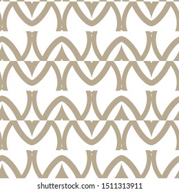 Seamless vector pattern in geometric ornamental style