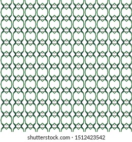 Seamless vector pattern in geometric ornamental style