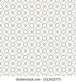 Seamless vector pattern in geometric ornamental style