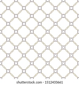 Seamless vector pattern in geometric ornamental style