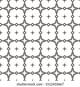 Seamless vector pattern in geometric ornamental style