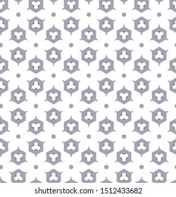 Seamless vector pattern in geometric ornamental style