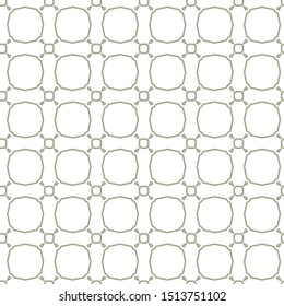 Seamless vector pattern in geometric ornamental style