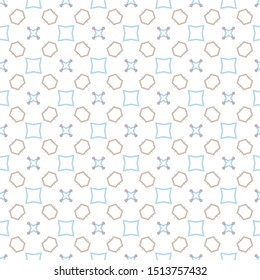 Seamless vector pattern in geometric ornamental style