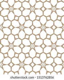 Seamless vector pattern in geometric ornamental style