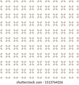 Seamless vector pattern in geometric ornamental style