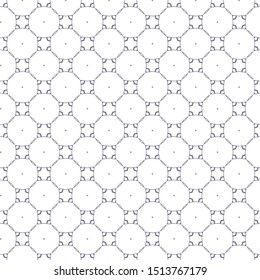 Seamless vector pattern in geometric ornamental style