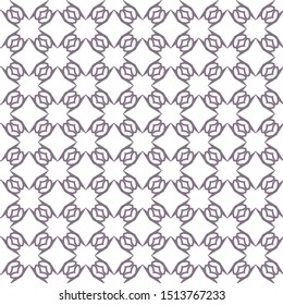 Seamless vector pattern in geometric ornamental style