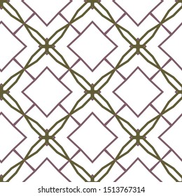 Seamless vector pattern in geometric ornamental style