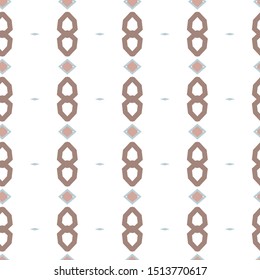 Seamless vector pattern in geometric ornamental style