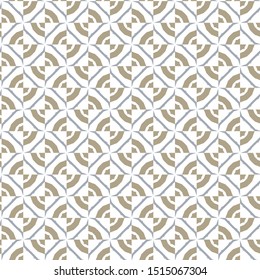 Seamless vector pattern in geometric ornamental style