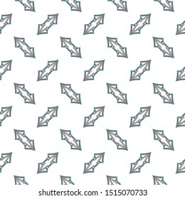 Seamless vector pattern in geometric ornamental style