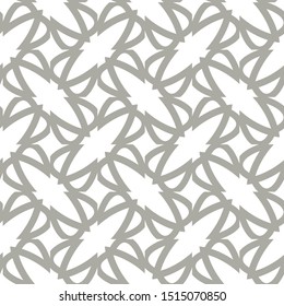 Seamless vector pattern in geometric ornamental style