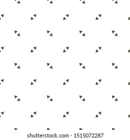 Seamless vector pattern in geometric ornamental style