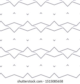 Seamless vector pattern in geometric ornamental style