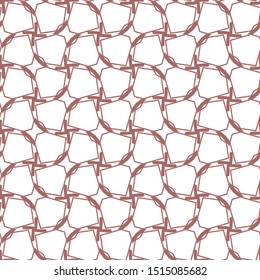 Seamless vector pattern in geometric ornamental style