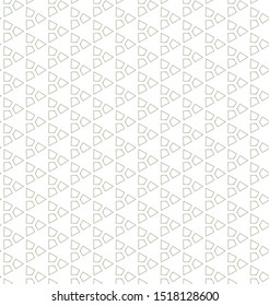 Seamless vector pattern in geometric ornamental style