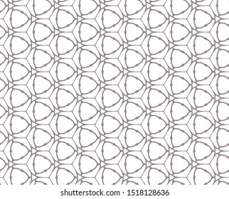 Seamless vector pattern in geometric ornamental style