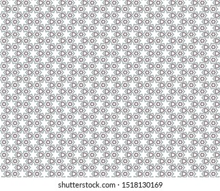 Seamless vector pattern in geometric ornamental style