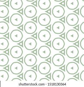Seamless vector pattern in geometric ornamental style