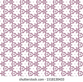 Seamless vector pattern in geometric ornamental style